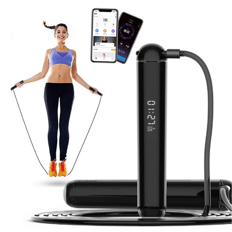 Smart Jump Seil mit APP Logo Custom Digital Jump Seil Fitness Geschwindigkeit Kalorienzahl