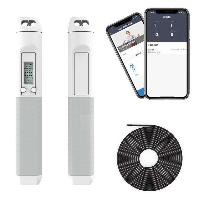 Smart Sprungseil mit APP Sport Kalorienrechner Sprungseil Fitness verstellbare Länge