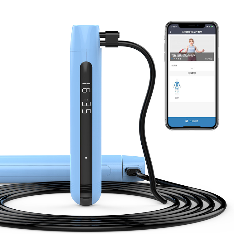 3M Einstellbare Geschwindigkeit Smart Digital PVC Sprungseil Smart Sprungseil Einstellbare Übung Kalorienzähler