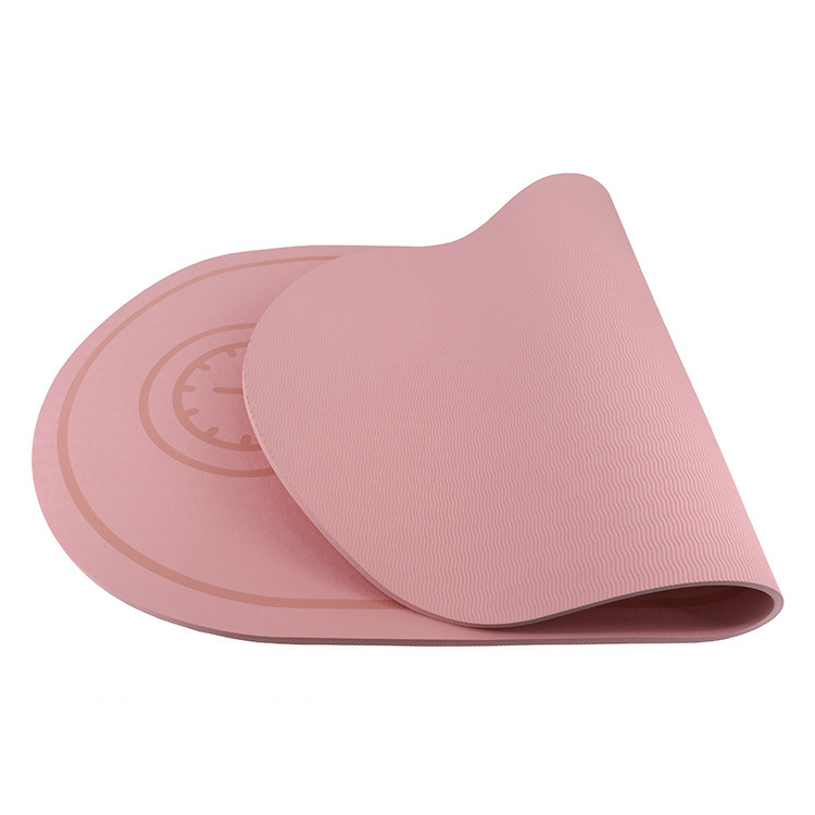 Urich EG0195 TPE-Quadrat-Skipping Pad Pink Wasserdicht / Öko-freundlich Yoga Sprungseilmatte