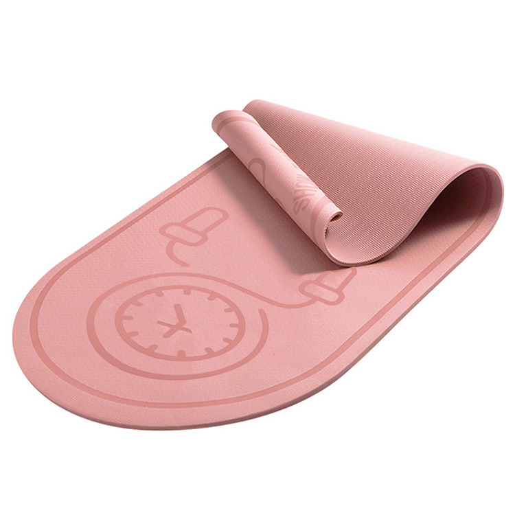 Urich EG0195 TPE-Quadrat-Skipping Pad Pink Wasserdicht / Öko-freundlich Yoga Sprungseilmatte