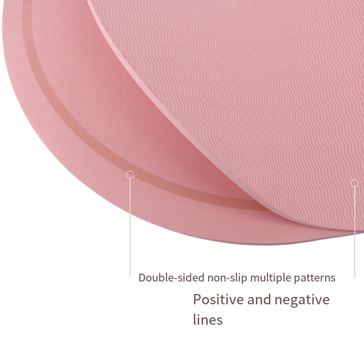 Urich EG0195 TPE-Quadrat-Skipping Pad Pink Wasserdicht / Öko-freundlich Yoga Sprungseilmatte