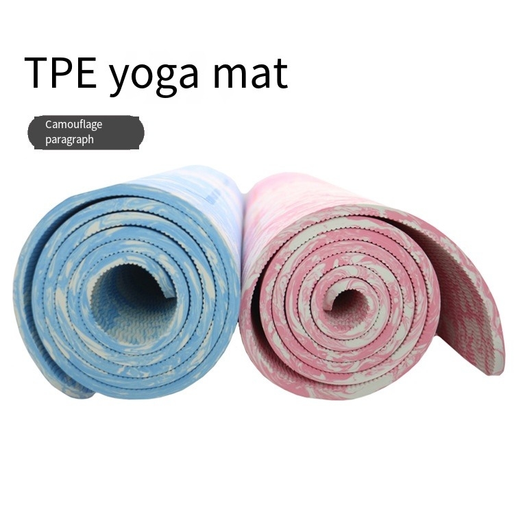 EG0146 Urich TPE Yoga Mat für Pilates Leichtgewicht / Anti-Rutsch-Übungsmatte benutzerdefiniertes Logo erhältlich