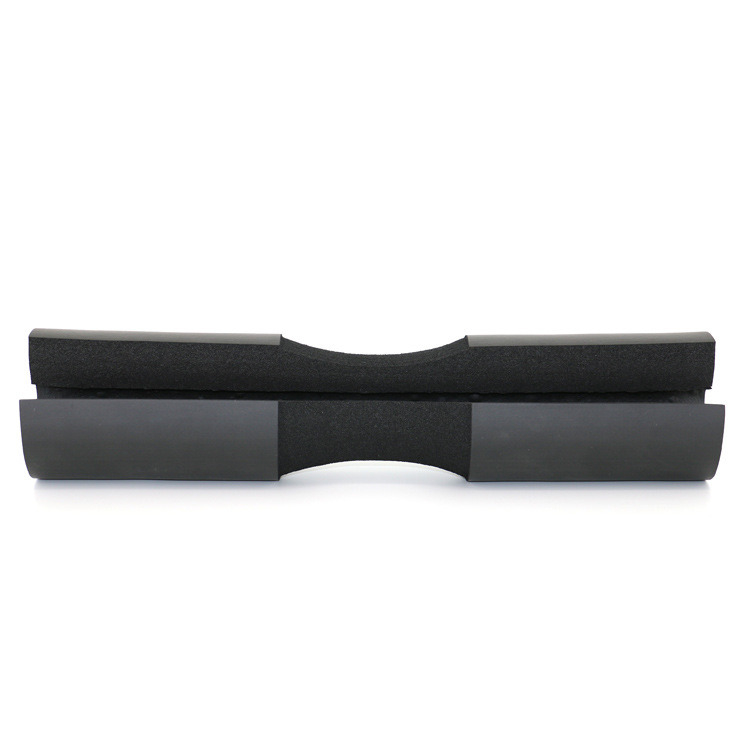 Hochwertiges Schwergewichtsschutzmittel mit hoher Dichte, Barbell-Schaum, ergonomisch geformt, schwarz, rot, Schulterschutzmittel