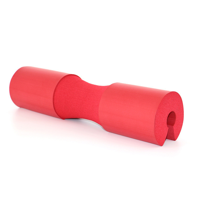 Hochwertiges Schwergewichtsschutzmittel mit hoher Dichte, Barbell-Schaum, ergonomisch geformt, schwarz, rot, Schulterschutzmittel