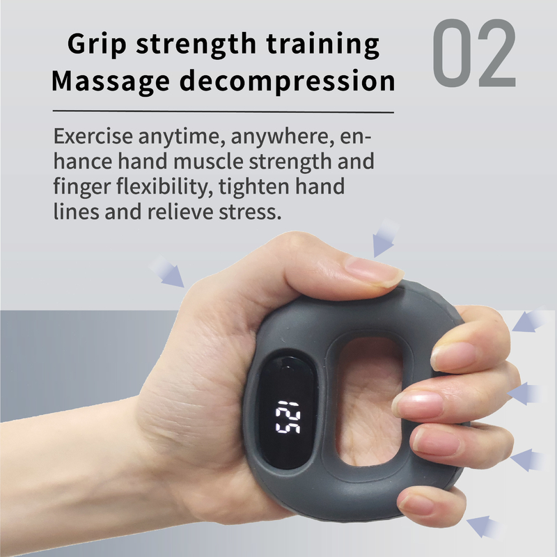 Silikon Grip Force Ring Finger Rehabilitation Training Handreifen Grip Force Apparat Männer und Frauen Unterarm Fitness