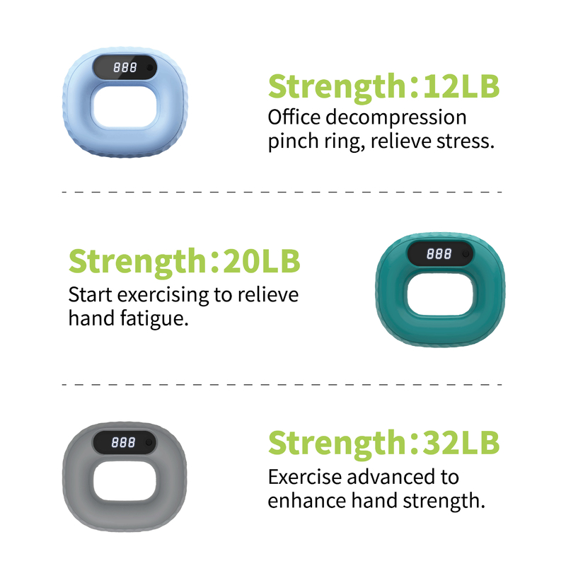 Silikon Grip Force Ring Finger Rehabilitation Training Handreifen Grip Force Apparat Männer und Frauen Unterarm Fitness