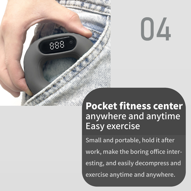 Silikon Grip Force Ring Finger Rehabilitation Training Handreifen Grip Force Apparat Männer und Frauen Unterarm Fitness