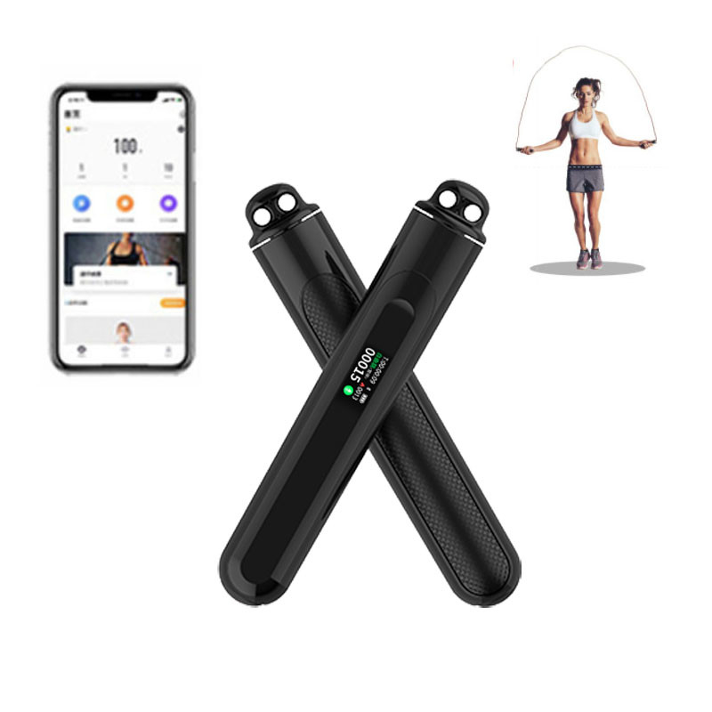 Neues intelligentes Sprungseil Multifunktionales Grenzloses Digital Farbbildschirm Fitnessübungen